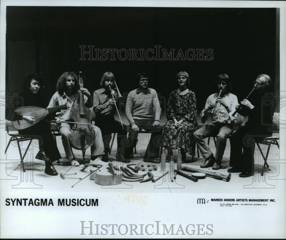 Press Photo Members of the &quot;Syntagma Musicum&quot; - Historic Images