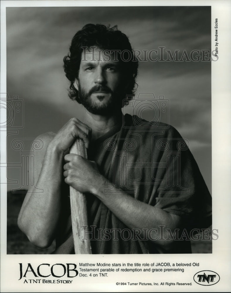 1994 Press Photo Matthew Modine stars in &quot;Jacob&quot; a TNT Bible Story - Historic Images