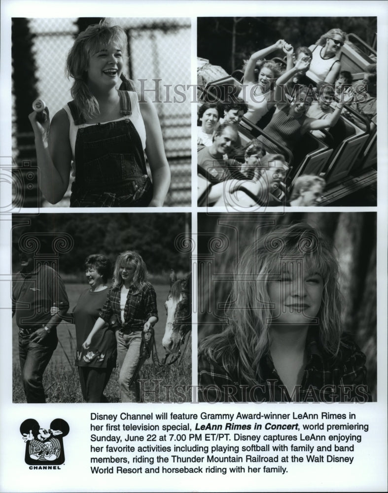 Press Photo Disney Channel to feature Grammy Award-winner LeAnn Rimes - Historic Images