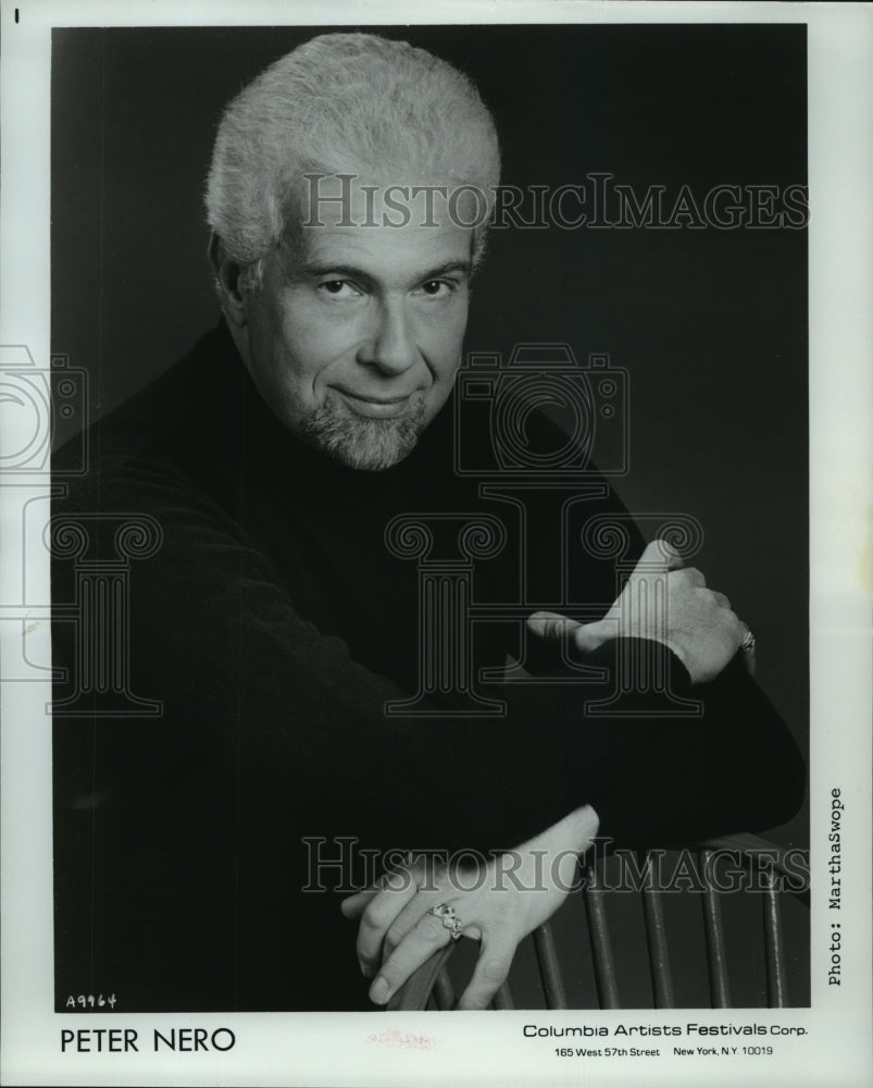 1986 Press Photo Peter Nero, Recording Artist - Historic Images