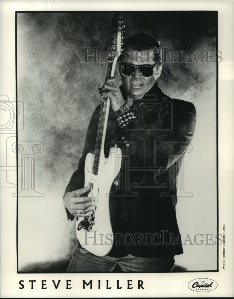1986 Press Photo Musician Steve Miller - spp51419-Historic Images