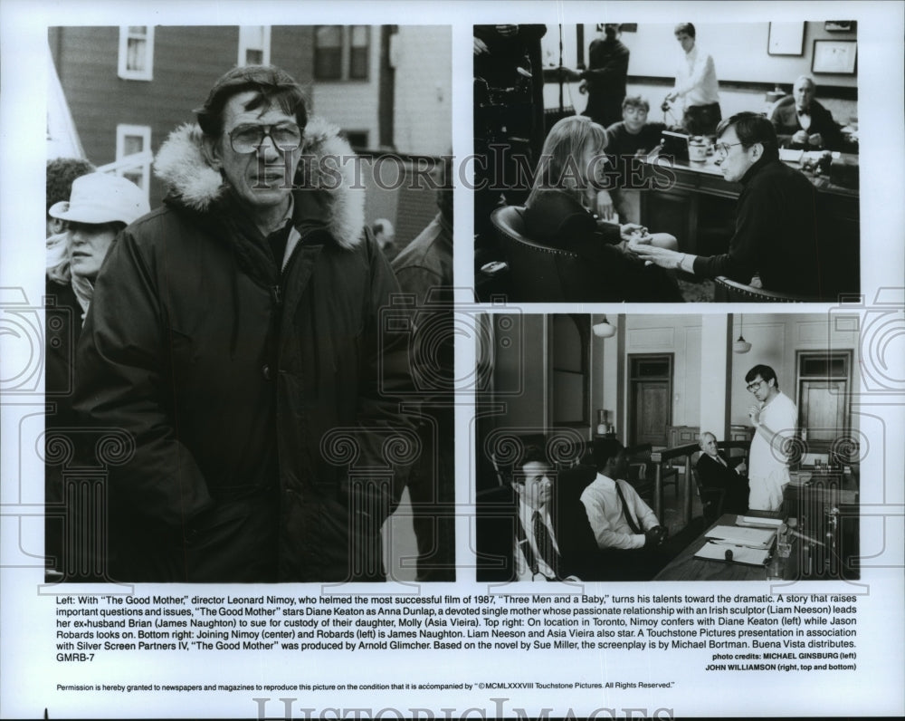 1989 Director Leonard Nimoy during the filming of "The Good Mother