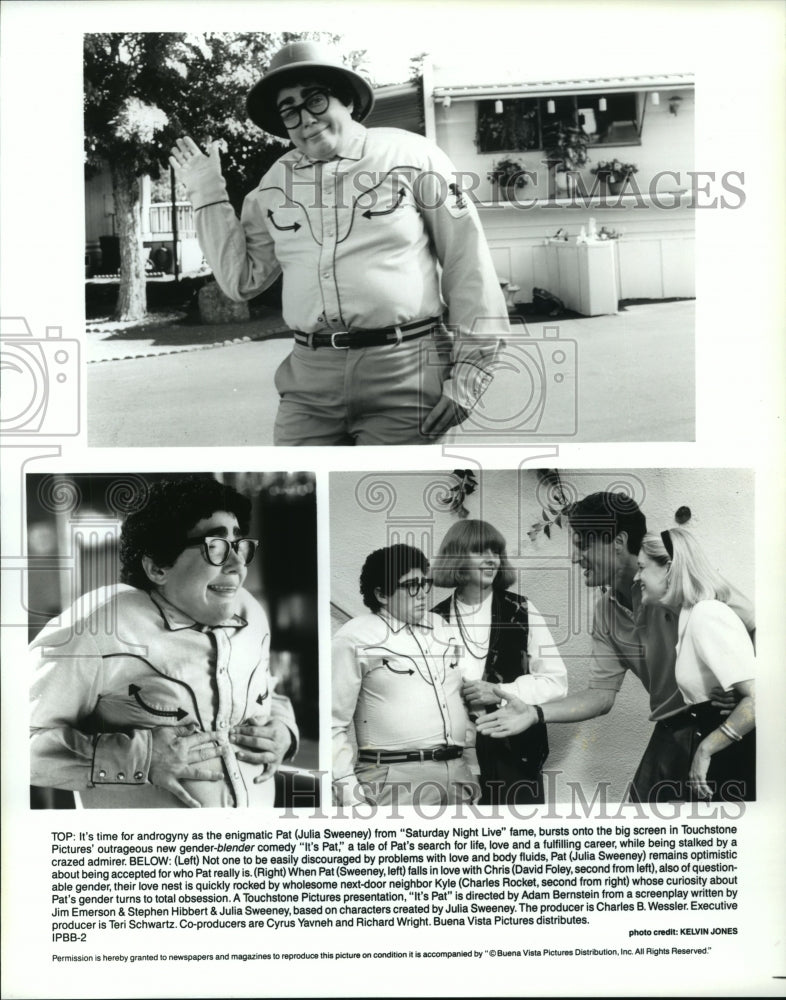 1994 Press Photo Julia Sweeney stars as Pat in &quot;It&#39;s Pat&quot; - Historic Images