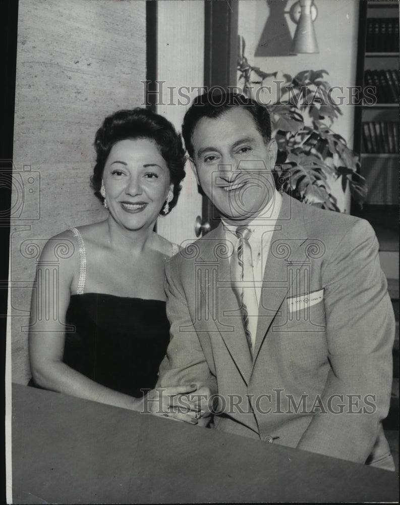1958 Danny Thomas and wife Rosemary-Historic Images