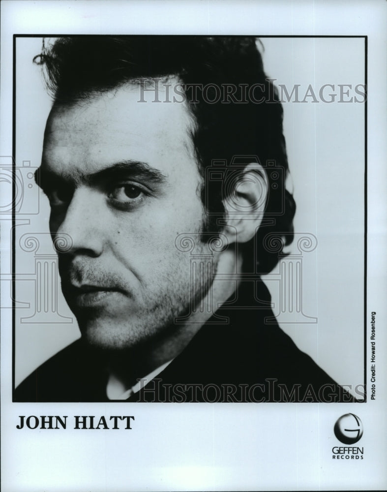 1985 Press Photo Singer and songwriter John Hiatt - Historic Images
