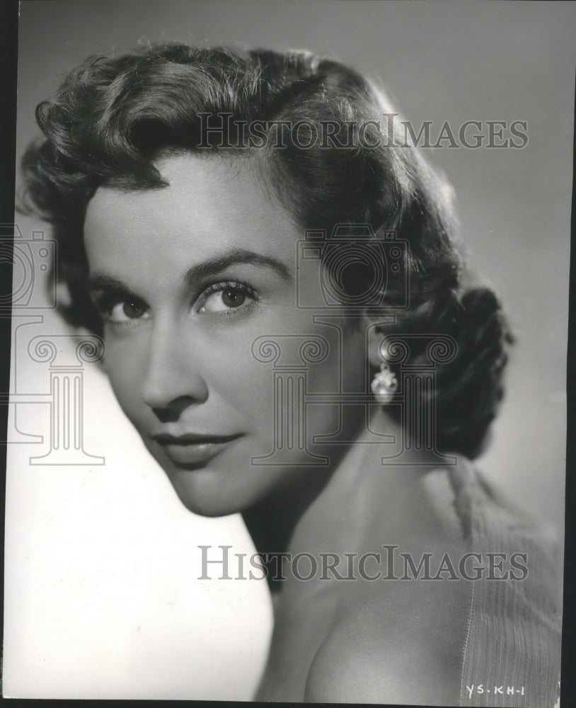 1956 Press Photo Kim Hunter stars in "The Young Stranger" - Historic Images