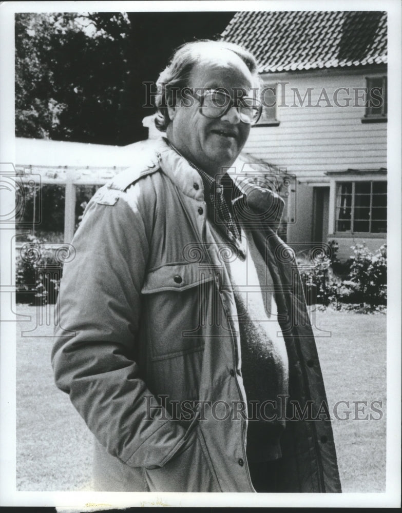 Press Photo Barrister, screenwriter and author John Mortimer - Historic Images