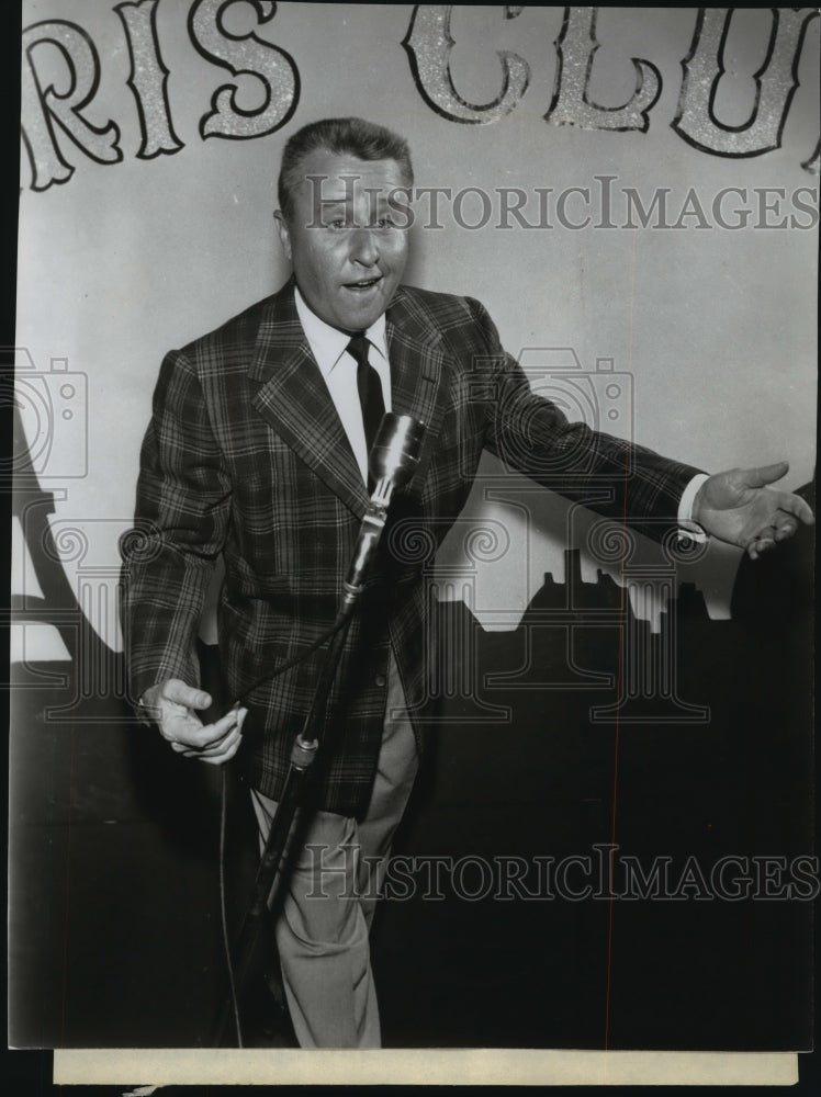1960 Press Photo George Gobel in They Like Me Fine - spp58162-Historic Images