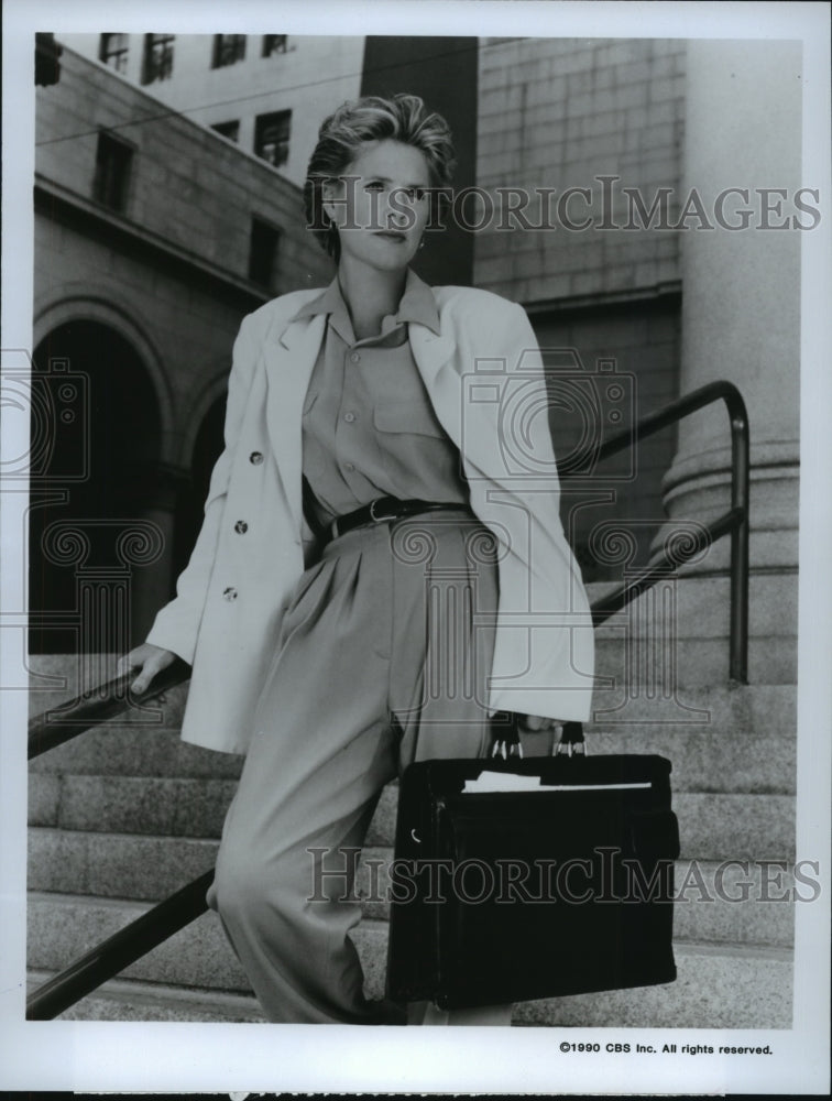 1990 Press Photo Sharon Gless in The Trials of Rosie O&#39;Neill - Historic Images