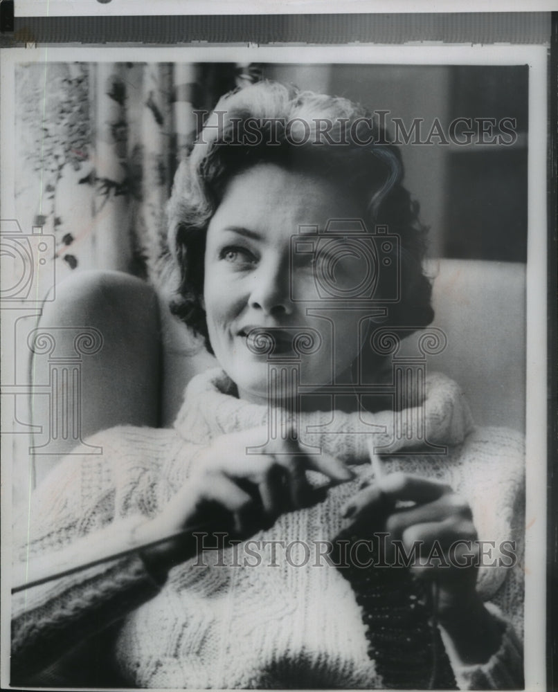 1958 Press Photo Actress, Gene Tierney - Historic Images
