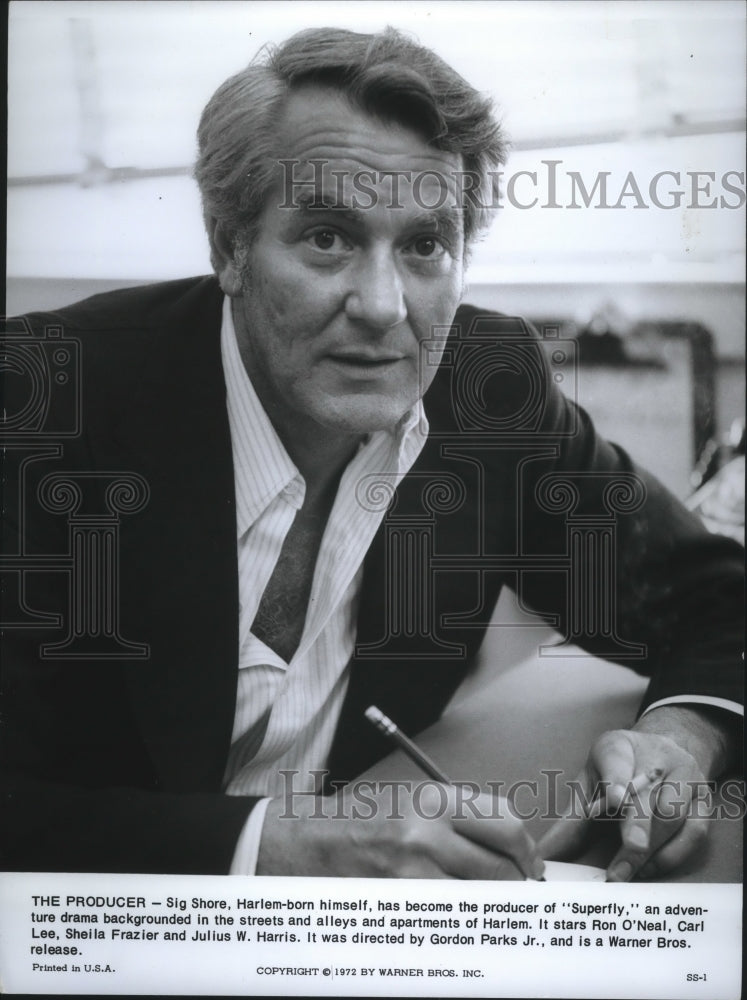 1973 Press Photo Sig Shore in Superfly - Historic Images
