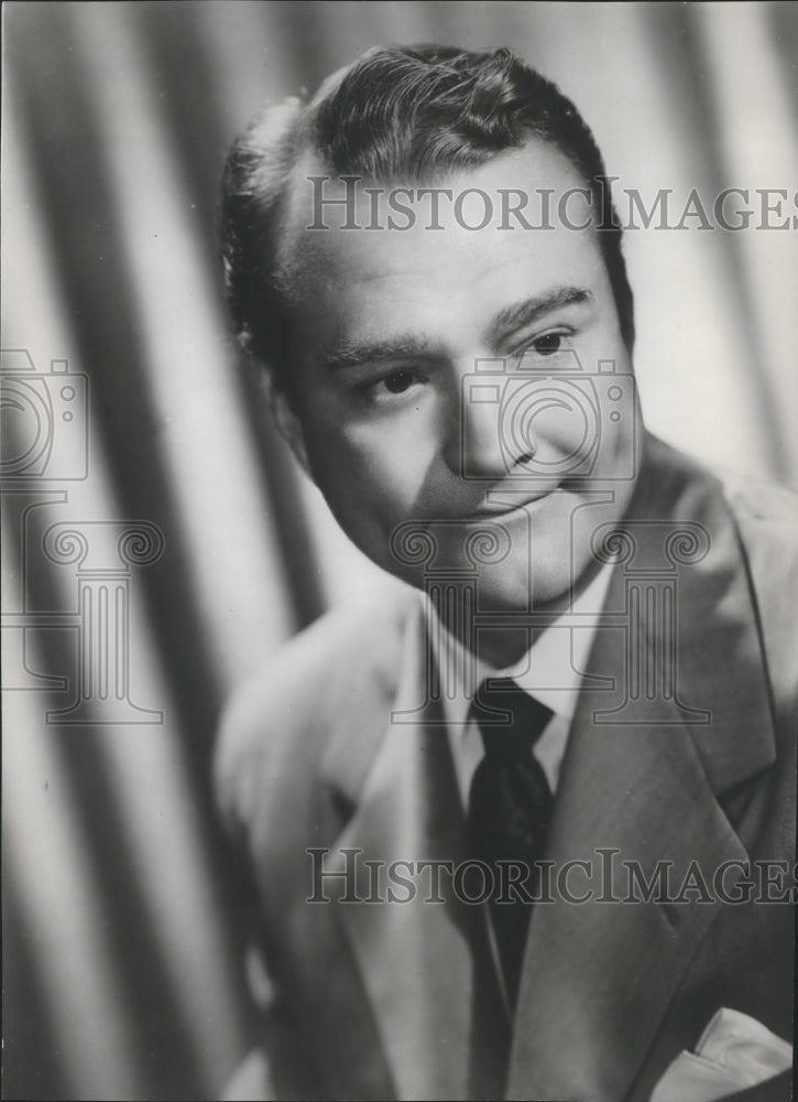 1958 Press Photo Comedian Red Skelton - Historic Images