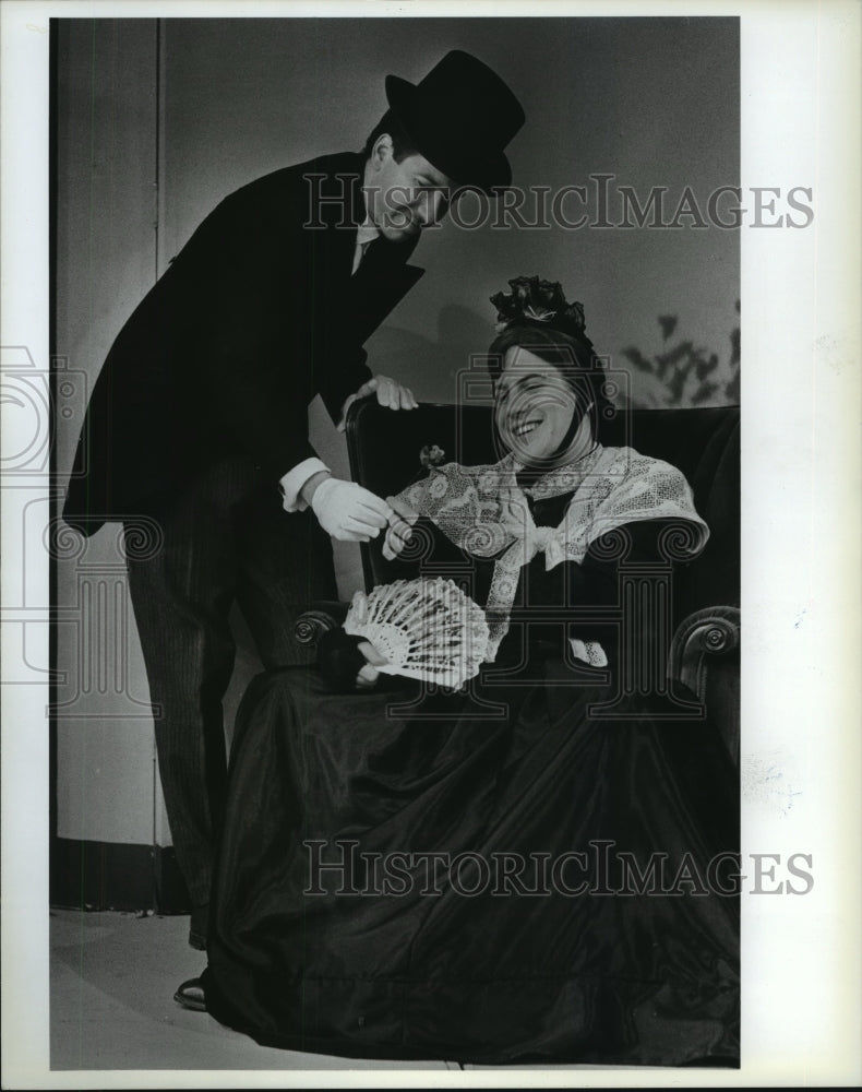Press Photo Interplayers Ensemble, Terrance Boyd & Allan Wilkie-Charley's Aunt - Historic Images