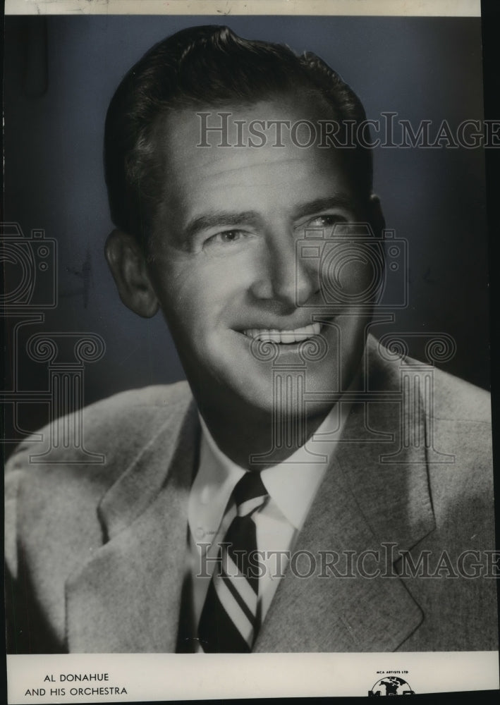 1953 Press Photo Al Donahue and his Orchestra - Historic Images