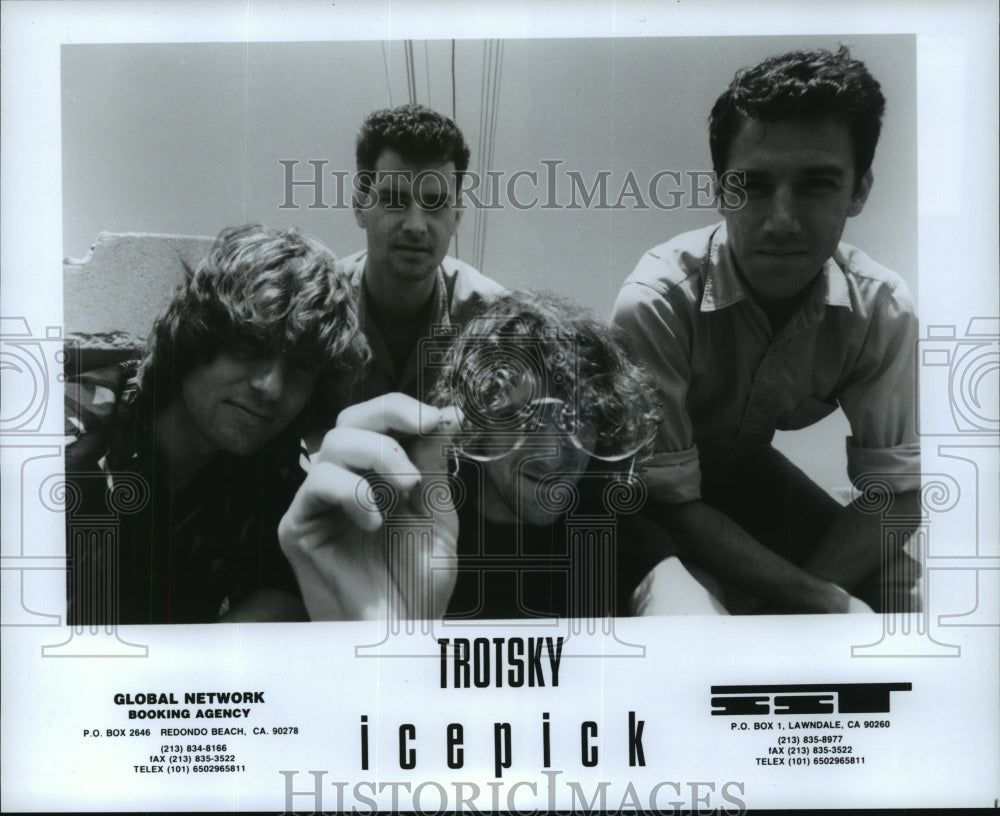 Press Photo Trotsky, Icepick, members of the band - Historic Images