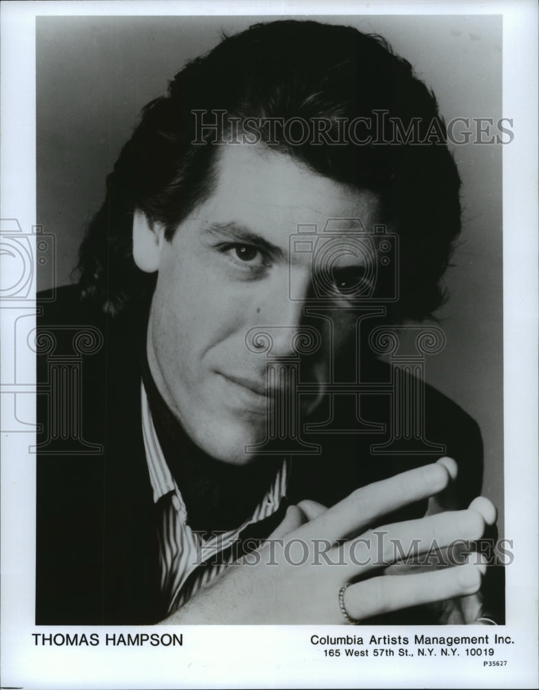 1992 Press Photo Spokane Symphony Thomas Hampson, Baritone. - Historic Images