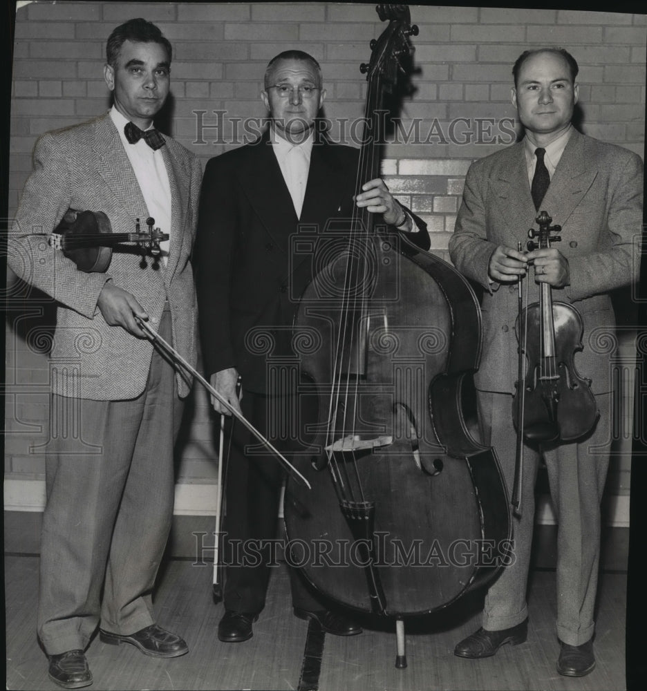 1953 Three of the Philharmonic&#39;s Principals First Chair Strings-Historic Images