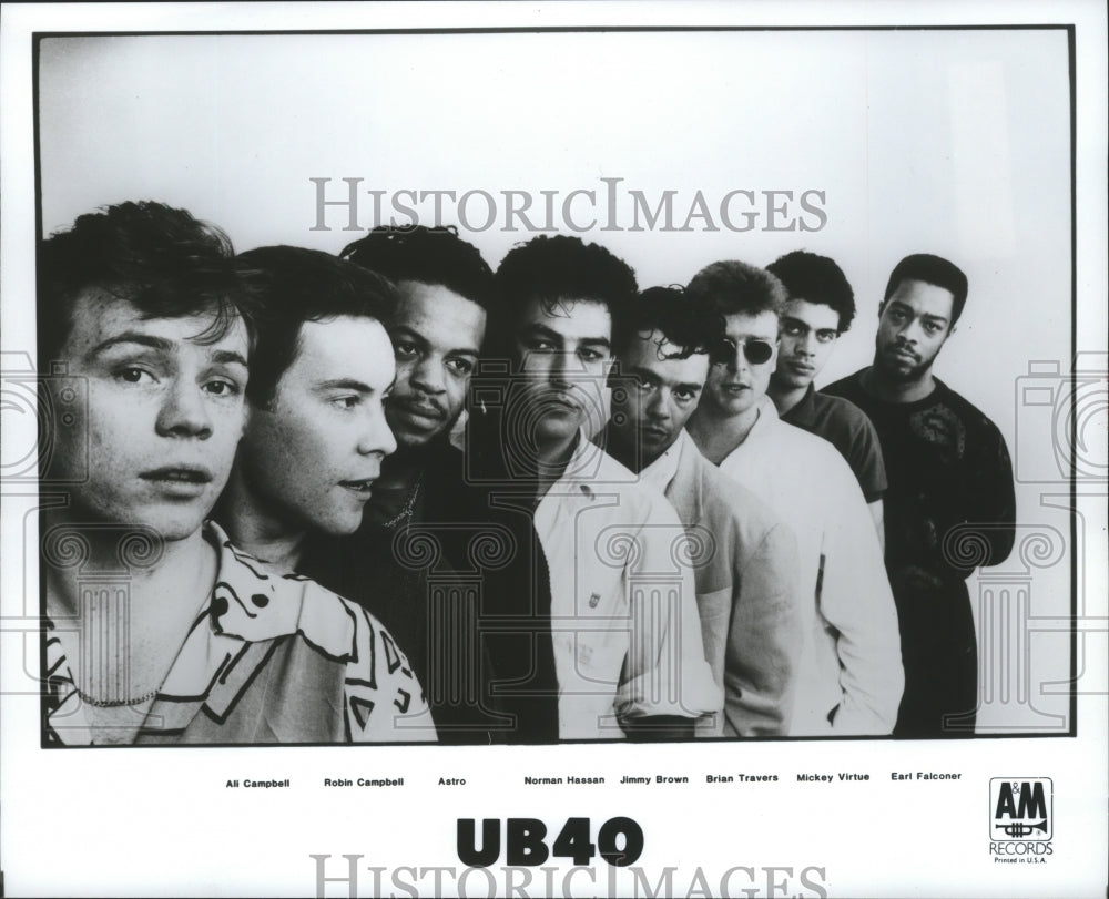 1985 Members Of The UB40 Band - Historic Images