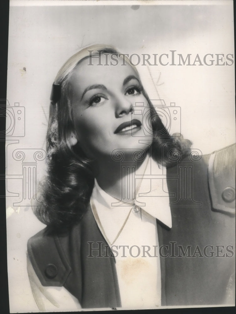 1945 Press Photo Faye Emerson, later Mrs.Elliott Roosevelt. - Historic Images