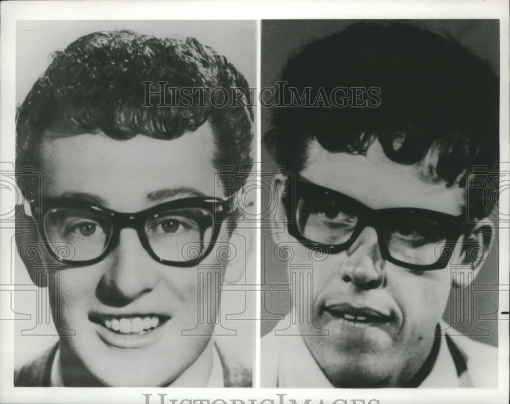Press Photo Gary Busey, Buddy Holly "The Buddy Holly Story" Midnight Special - Historic Images