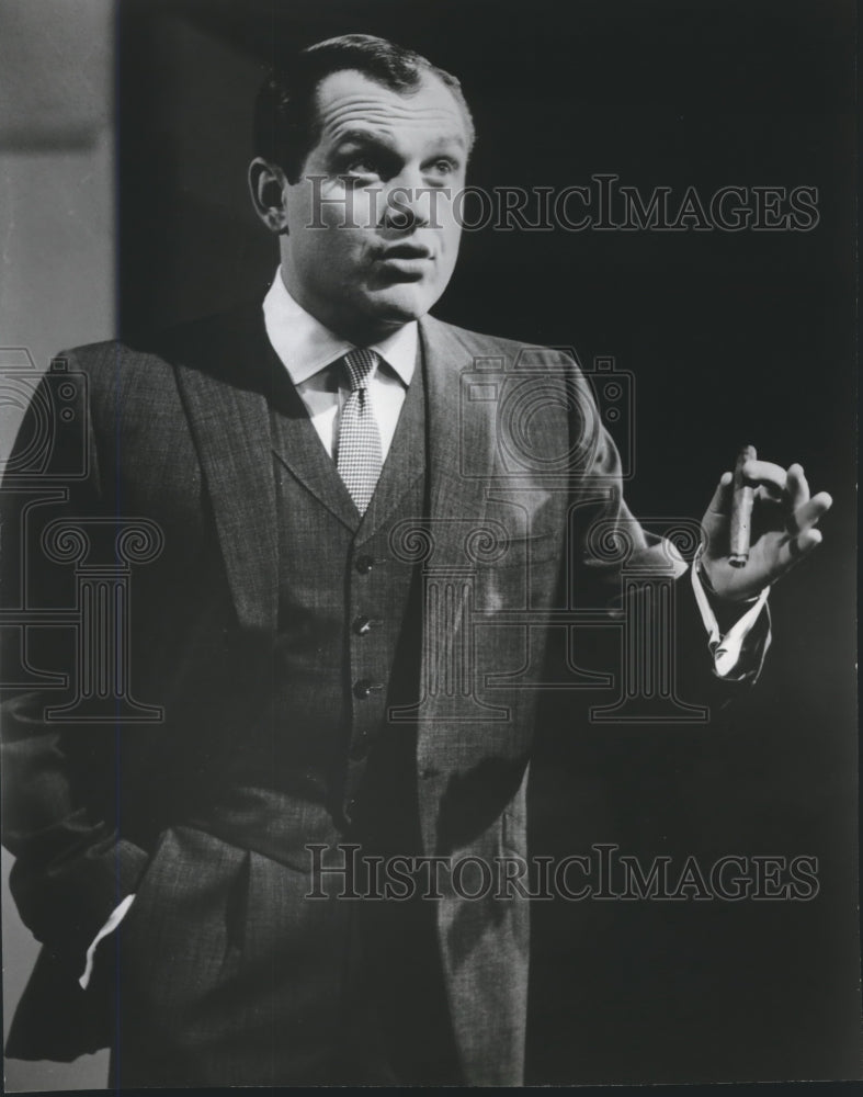 1961 Press Photo Alan King in The Alan King Show - Historic Images