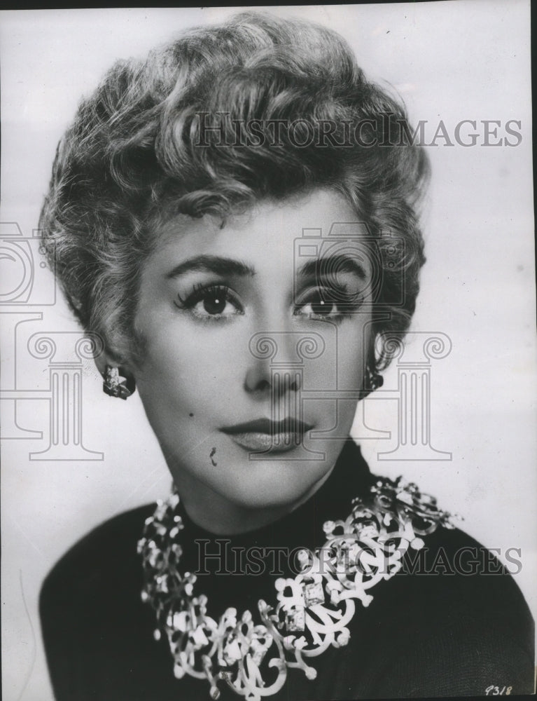 1957 Press Photo Actress and comedienne Kay Kendall - Historic Images