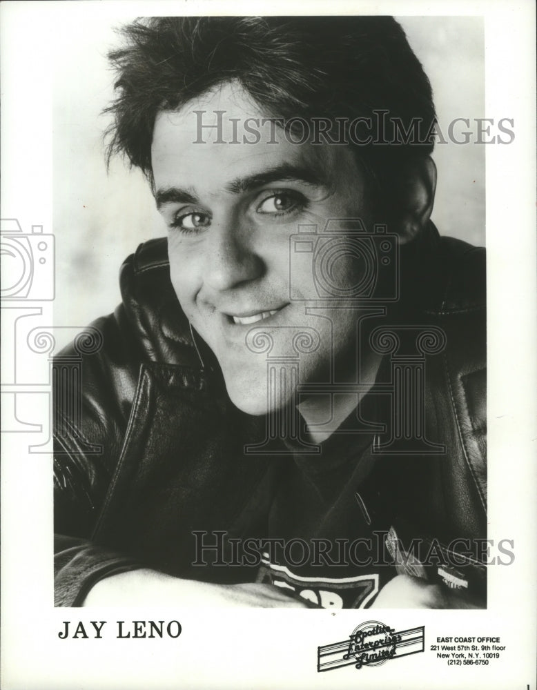 1986 Press Photo Jay Leno, Comedian/Host - Historic Images