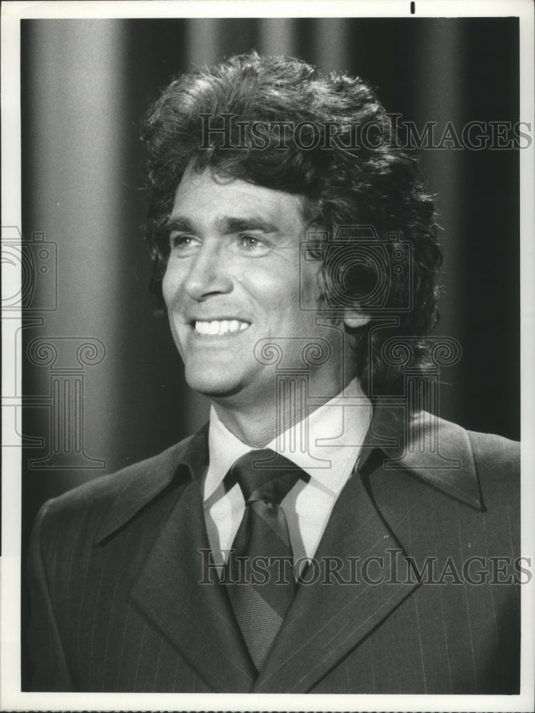 1975 Michael Landon In The Tonight Show Starring Johnny Carson Historic Images