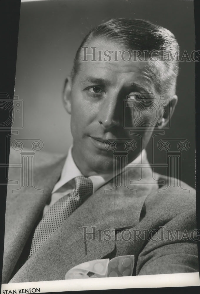 1963 Press Photo Pianist Stan Kenton - Historic Images