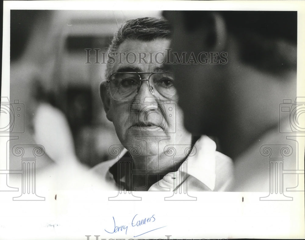 1991 Football coach Jerry Connors  - Historic Images