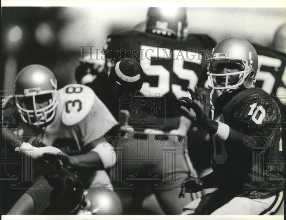 1984 Press Photo Football player, Ed Blount - sps00233- Historic Images