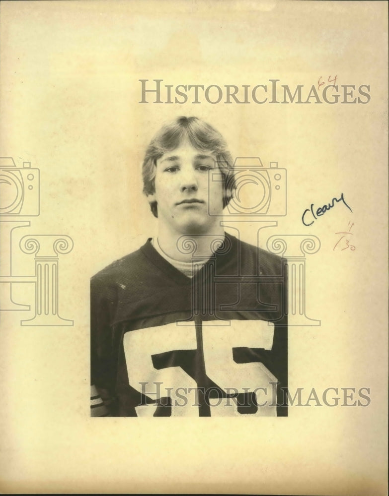 1982 Football player Joe Cleary  - Historic Images