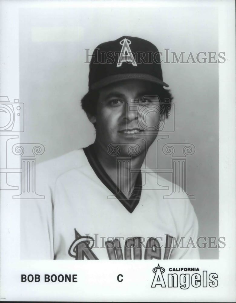 1987 California Angeles baseball player Bob Boone  - Historic Images