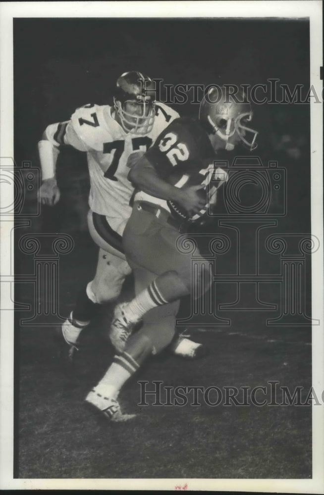 1975 Press Photo Chuck Arthur, W.U. Football player - sps00696-Historic Images