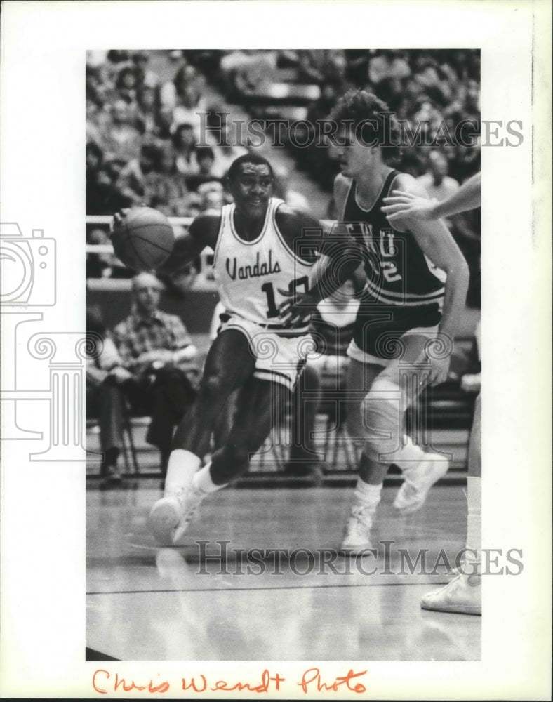 1984 Press Photo Basketball player, Stan Arnold - sps00703-Historic Images