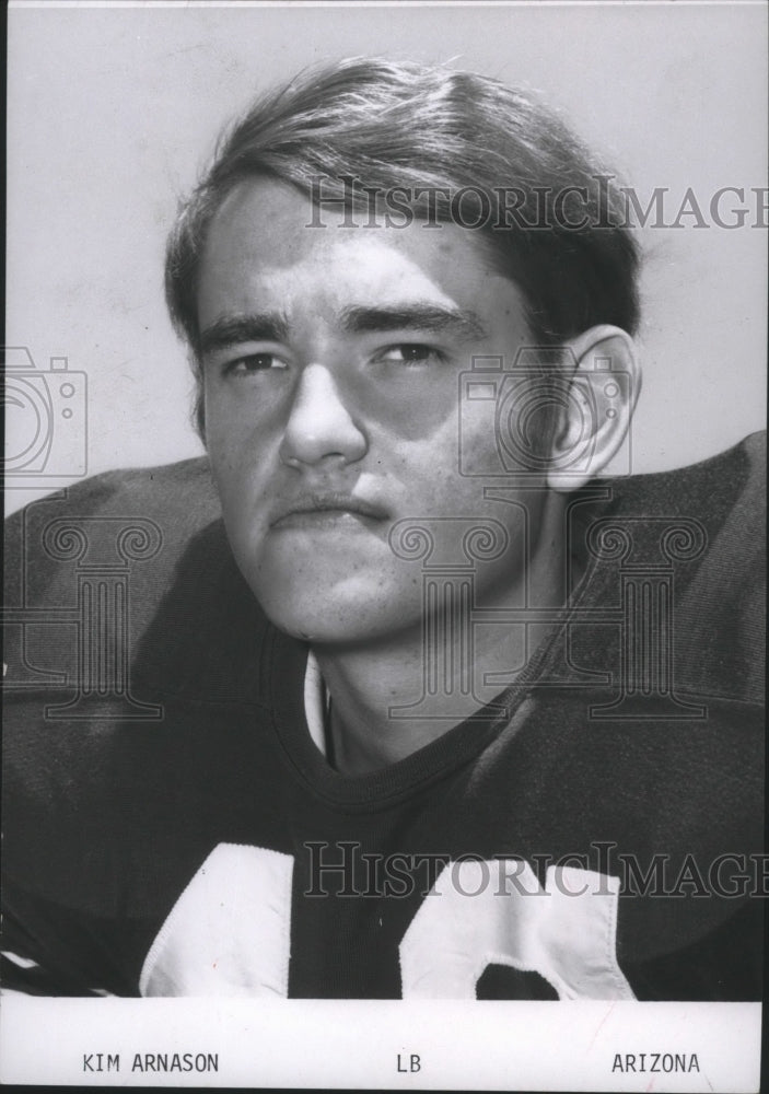 1971 Press Photo Football player, Kim Arnason - sps00706-Historic Images