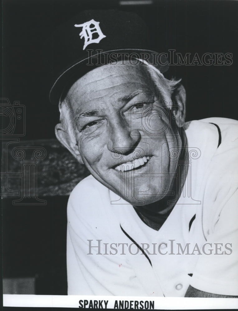 1980 Press Photo Baseball manager Sparky Anderson - sps00775 - Historic Images