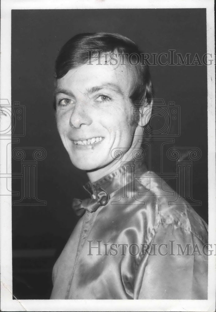 1971 Press Photo A smiling jockey, James &quot;JH&quot; Andrews - sps00787 - Historic Images