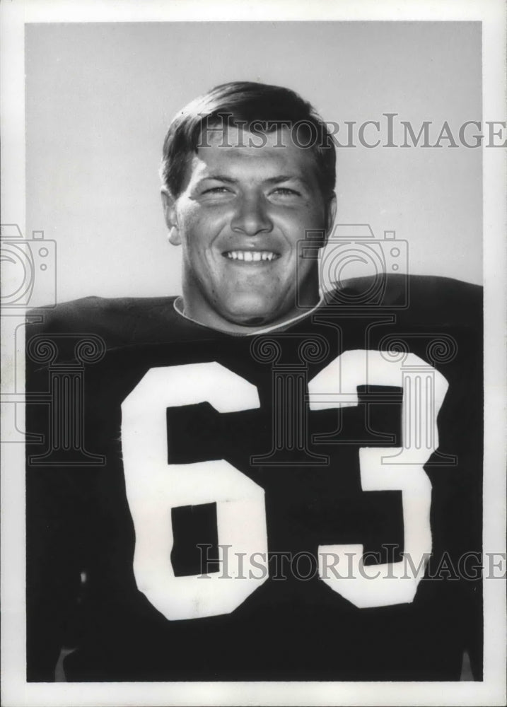 1971 Press Photo Spokane Community College Sports&#39; football player, Jim Coyne-Historic Images