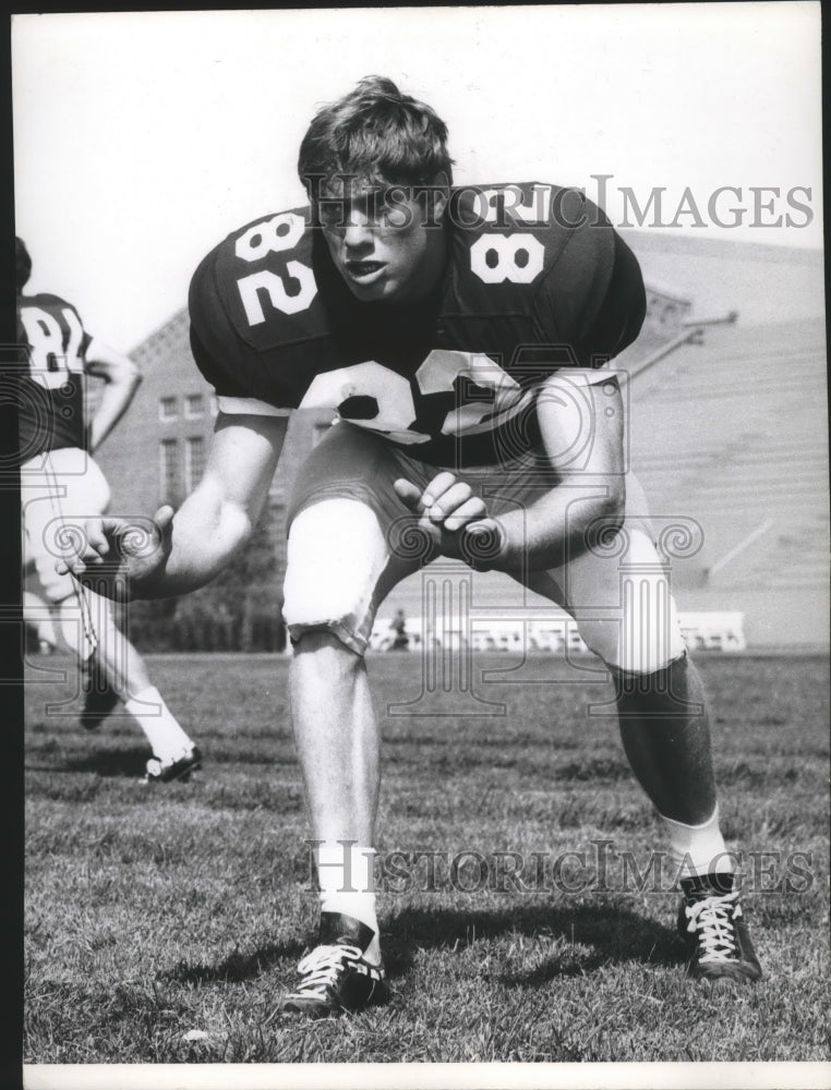 1969 Press Photo Washington State University football player, Dave Crema-Historic Images