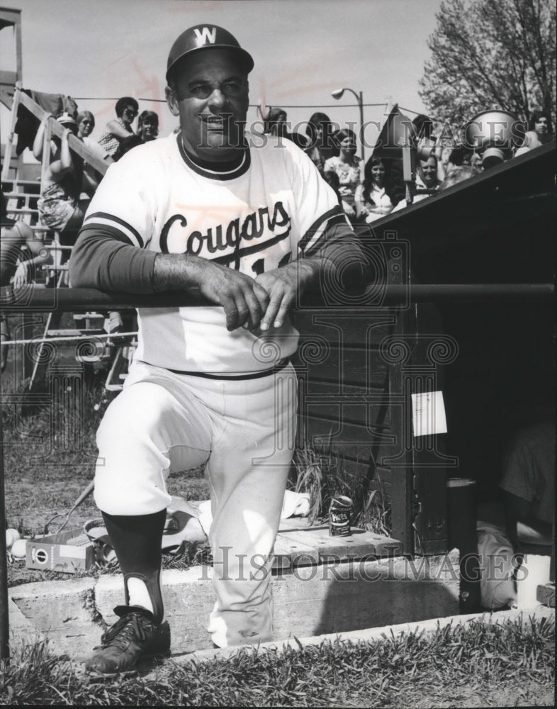 1973 Chuck Brayton, W.S.U. Cougars Baseball Coach  - Historic Images