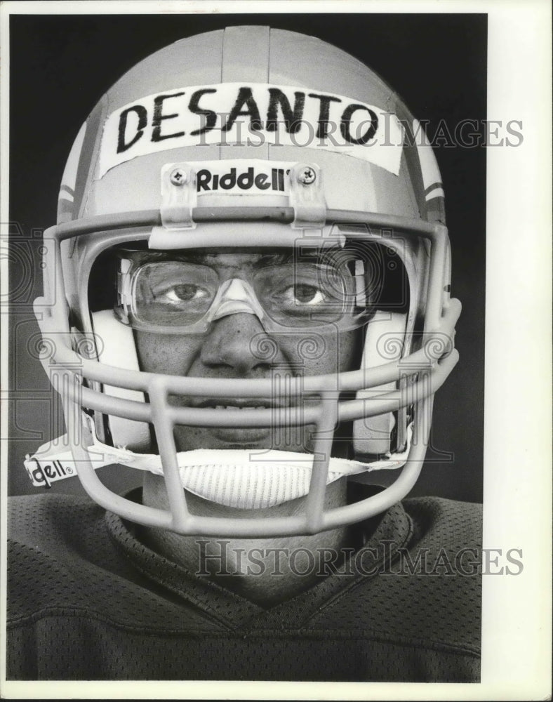 1982 Press Photo Football star Mike DeSanto - sps01651 - Historic Images