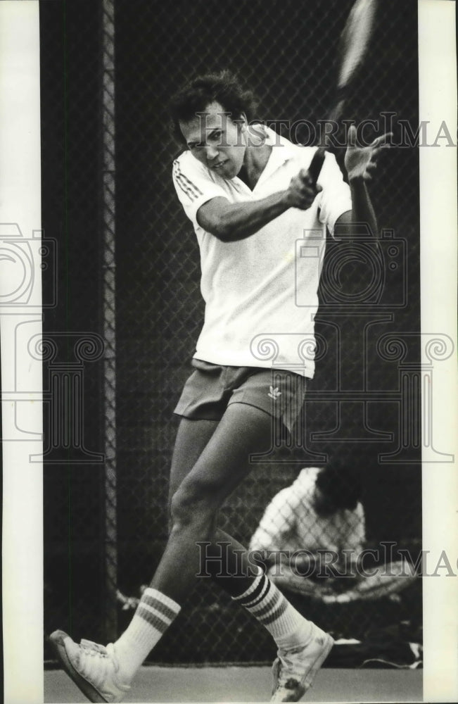 1981 Press Photo Tennis player, Steve Breuer - sps01877-Historic Images