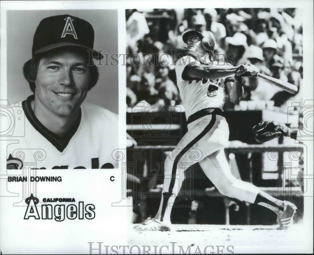 1984 Press Photo California Angels baseball player, Brian Downing - sps02325-Historic Images