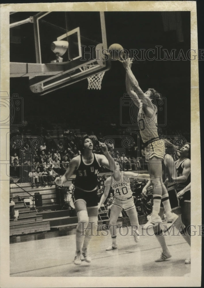 1978 Press Photo Bobcats basketball player, Stu Dodds - sps02533-Historic Images