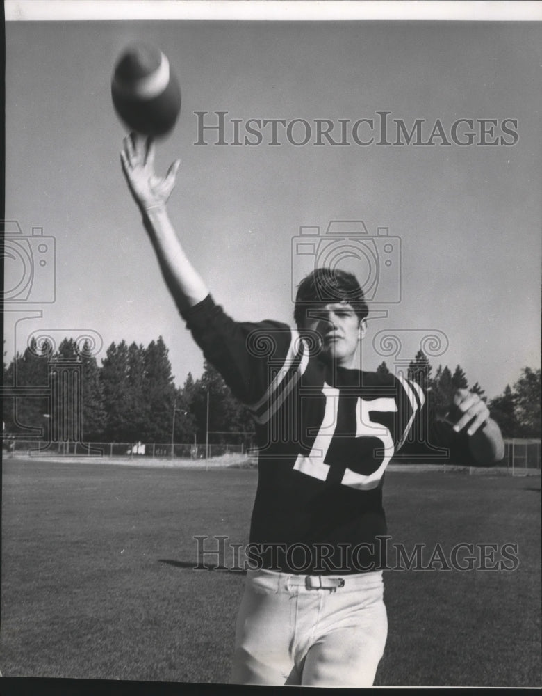 1969 Press Photo Football player, John Etter - sps02582-Historic Images