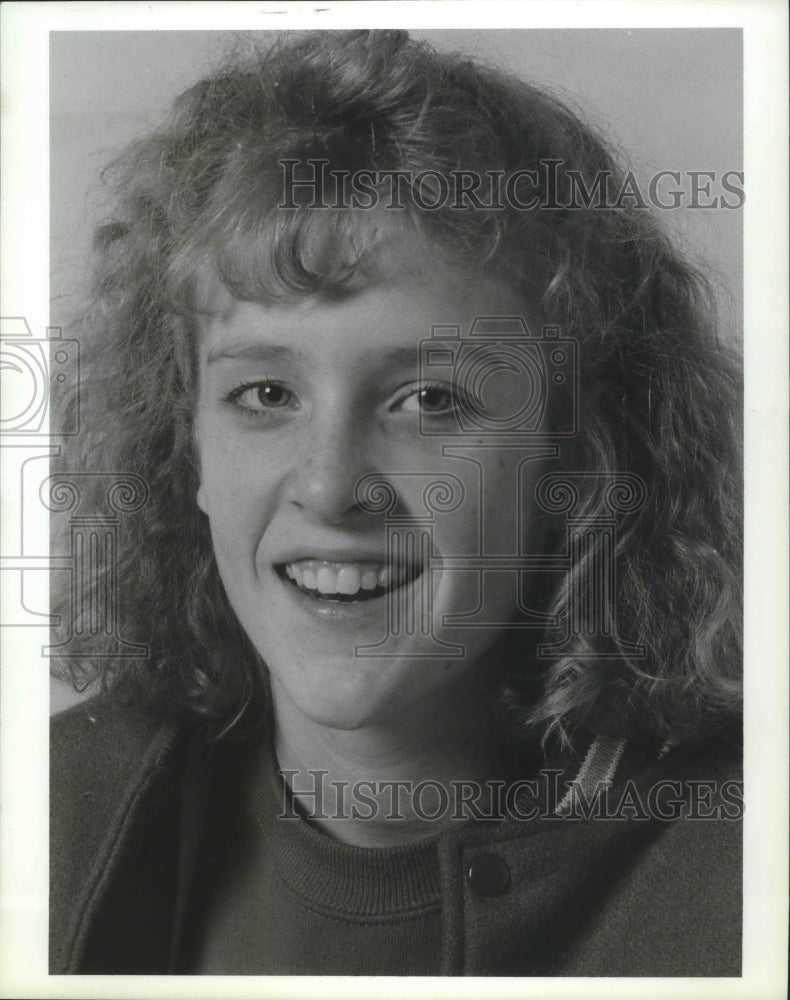 1989 Press Photo Mead volleyball player, Terea Josephson - sps03496-Historic Images