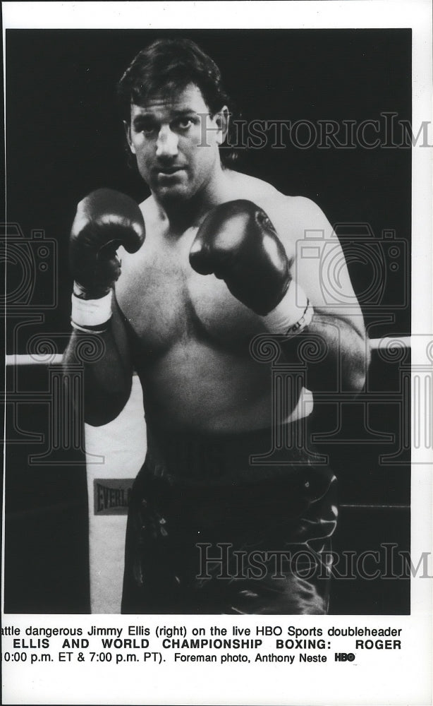 1991 Press Photo Jimmy Ellis-Boxer to be on HBO Sports Doubleheader - sps03550-Historic Images