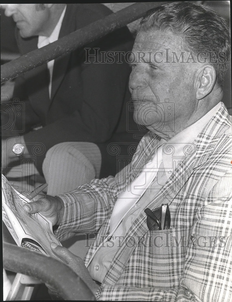 1974 Press Photo Baseball Big Wig, Frank Lane - sps03588 - Historic Images