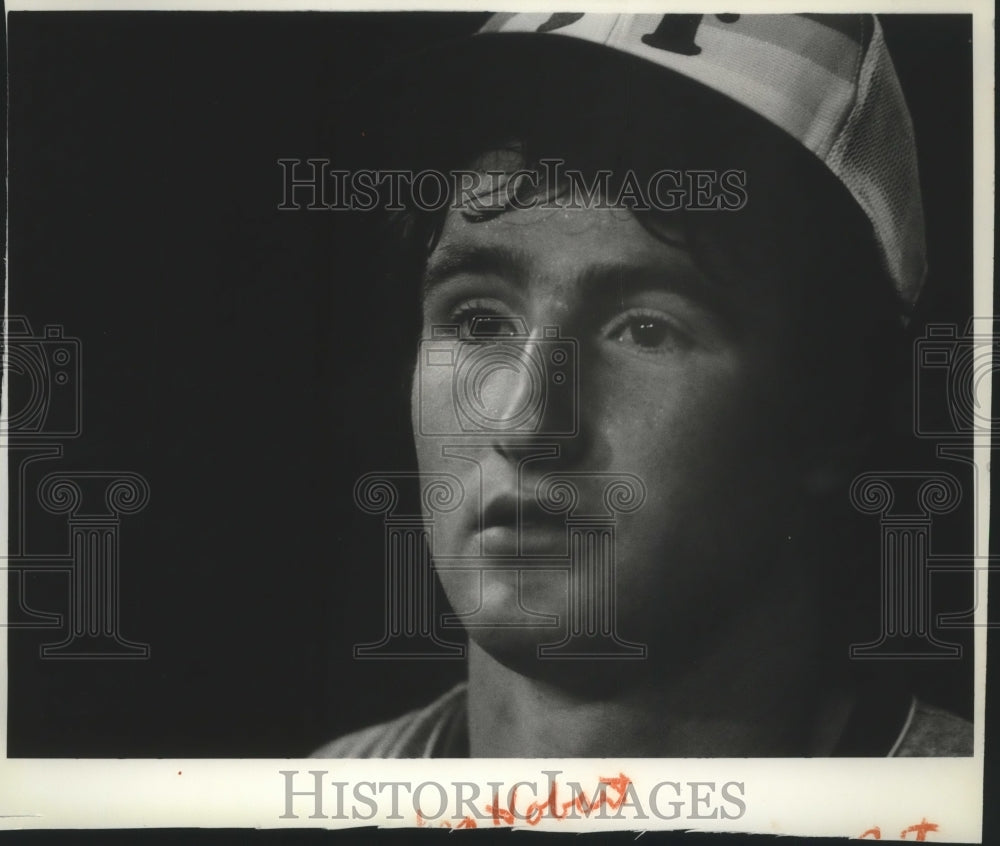 1983 Press Photo University of Idaho football player, Ken Hobart - sps04585- Historic Images